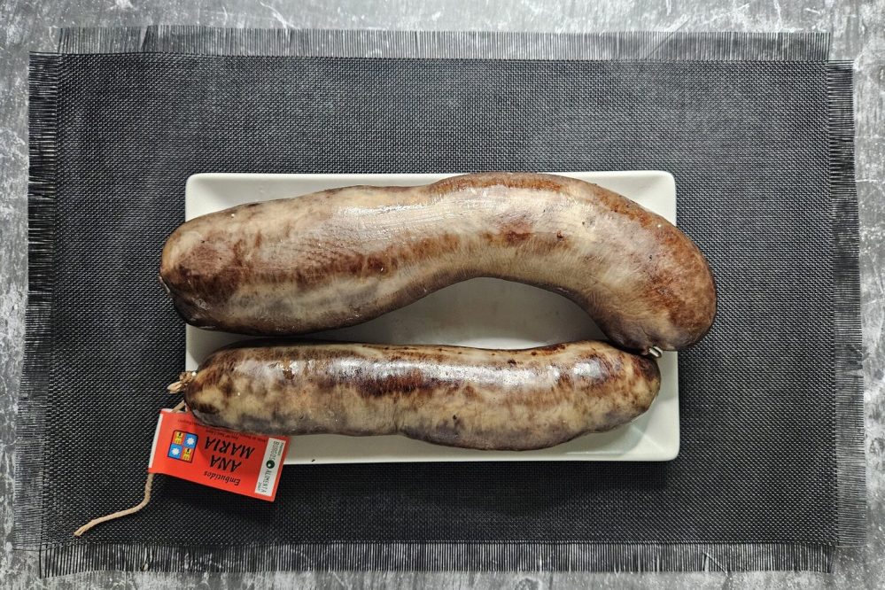 Morcilla en tripa de cerdo